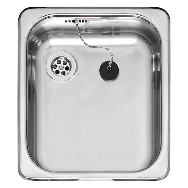 Additional image of Reginox Stainless Steel Inset Kitchen Sink - 1 Bowl - 350 x 398mm
