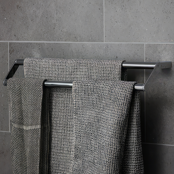 Miller Boston Contemporary 600mm Wide Double Towel Rail
