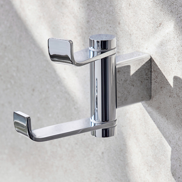 Miller Miami Wall Mounted Swivel Double Robe Hook