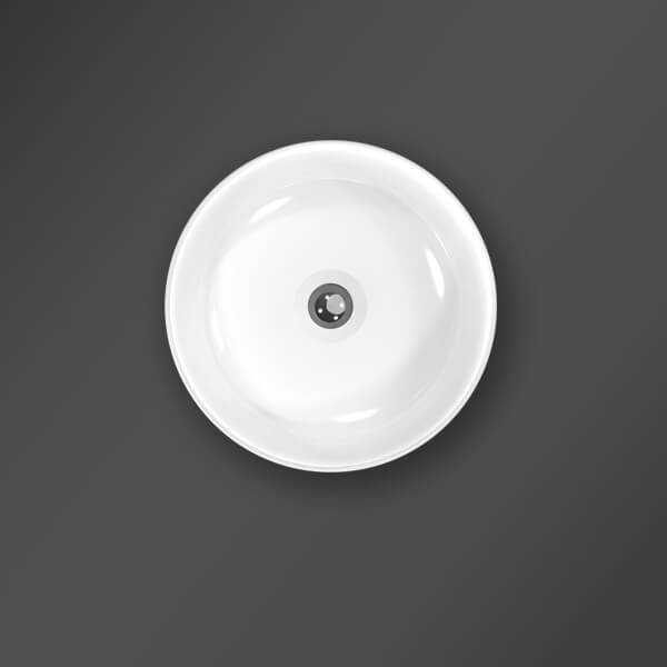 Additional image of Miller 330mm Round Countertop White Basin