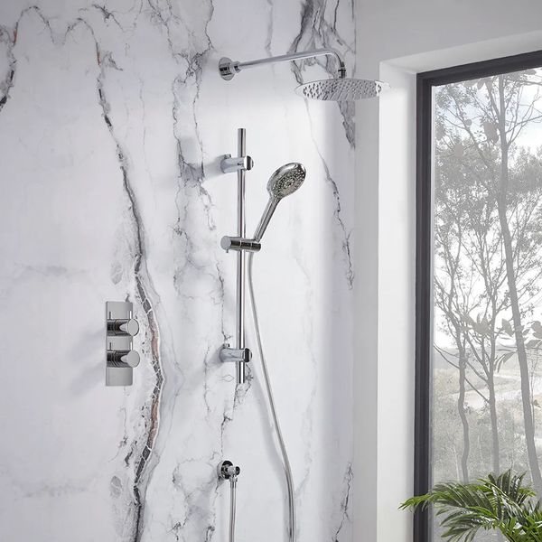 Tavistock Merit Thermostatic Concealed Dual Function Mixer Valve with Shower Set
