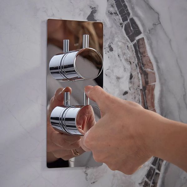 Alternate image of Tavistock Merit Thermostatic Concealed Dual Function Mixer Valve with Shower Set