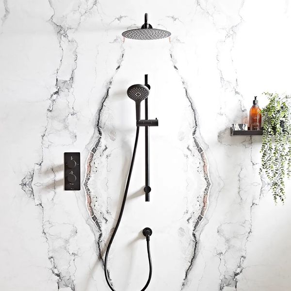 Alternate image of Tavistock Merit Thermostatic Concealed Dual Function Mixer Valve with Shower Set