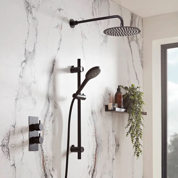 Alternate image of Tavistock Merit Thermostatic Concealed Dual Function Mixer Valve with Shower Set