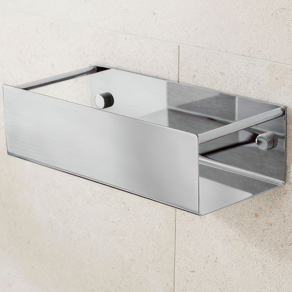 Additional image of Miller Signature Wall Mounted Box Shower Basket - 250 x 110mm