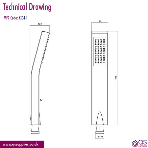 Technical drawing QS-V113591 / KI041