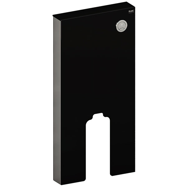 Alternate image of RAK Obelisk Tempered Glass Cistern Cabinet for Wall Hung Toilet Pan - 483 x 1003