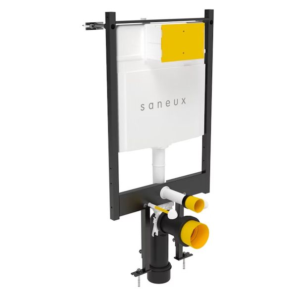 Saneux Flushe 2.0 Ultra Slim Frame with Dual Flush Cistern - 560mm Wide