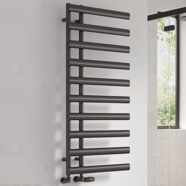 Alternate image of Reina Grace Designer Oval Tubes Steel Towel Rail - 500mm Wide