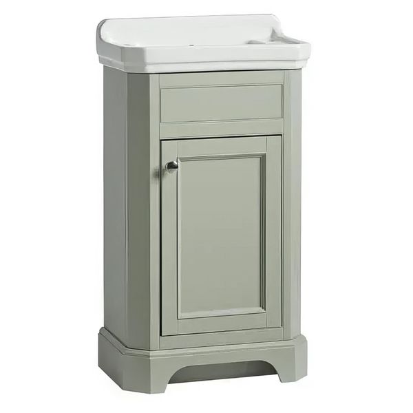 Alternate image of Tavistock Vitoria Freestanding Traditional Cloakroom Vanity Unit with Basin - 500 x 900mm - 1 Door
