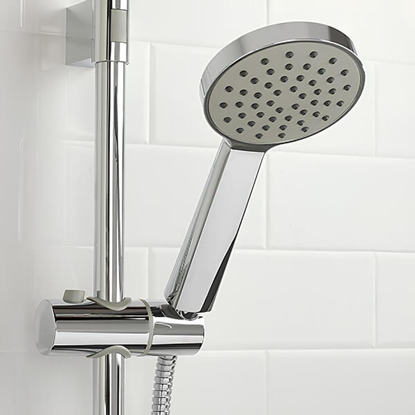 Additional image of Bristan Sonique-3 Thermostatic Shower Mixer with Exposed Valve and Adjustable Slide Rail Kit