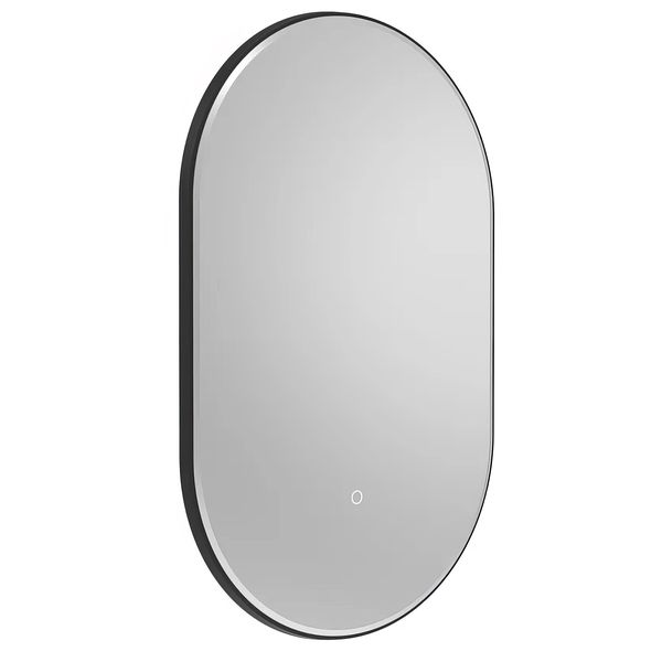 Tavistock Oxygen Oval Backlit Illuminated Mirror with Demister Pad - 500 x 800mm