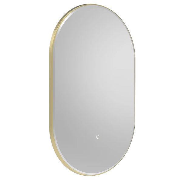 Additional image of Tavistock Oxygen Oval Backlit Illuminated Mirror with Demister Pad - 500 x 800mm