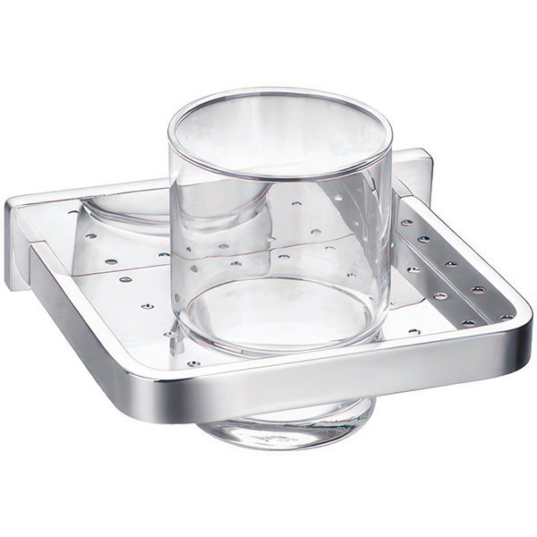 Flova Sofija Wall Mounted Glass Tumbler and Holder