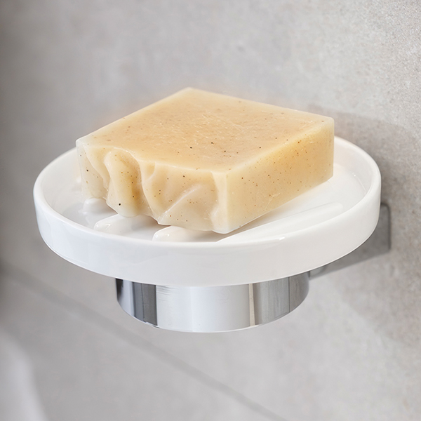 Additional image of Miller Orlando Wall Mounted Ceramic Soap Dish And Holder