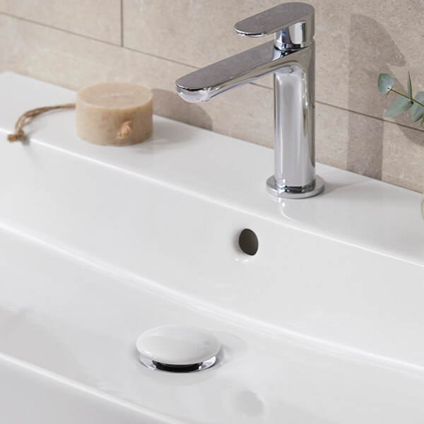 Alternate image of Miller Bloc Wall Hung Ceramic Basin