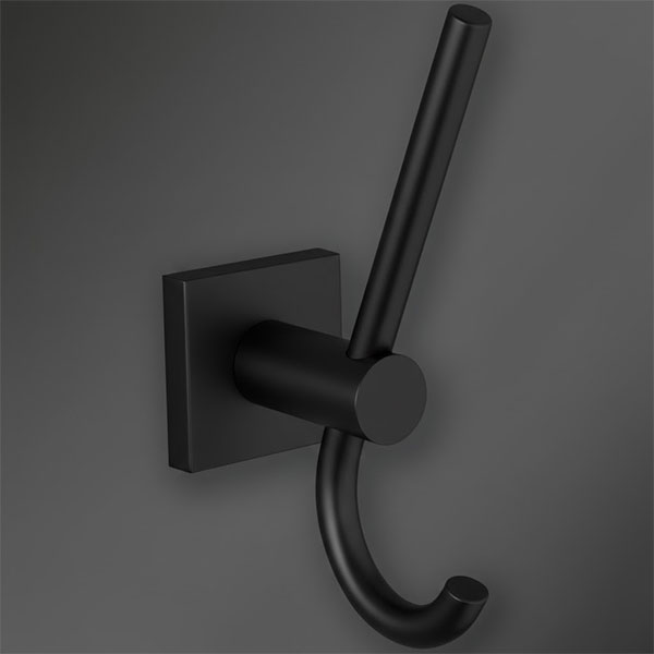 Additional image of Miller Atlanta Wall Mounted Double Robe Hook