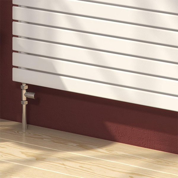 Alternate image of Reina Rione White Double Panel Flat Radiator - Steel - 550mm High