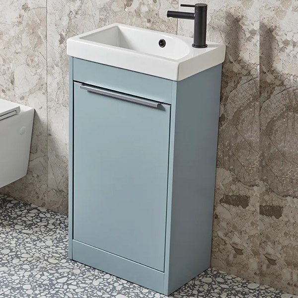 Alternate image of Tavistock Sequence Floorstanding Cloakroom Vanity Unit with Basin - 450 x 850mm - 1 Door
