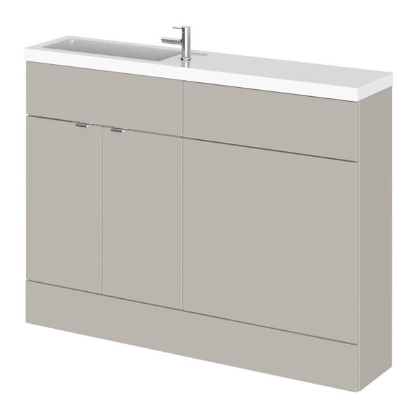 Alternate image of Hudson Reed Fusion Compact Floorstanding Fitted Furniture Pack 1205 x 904mm - Two Door