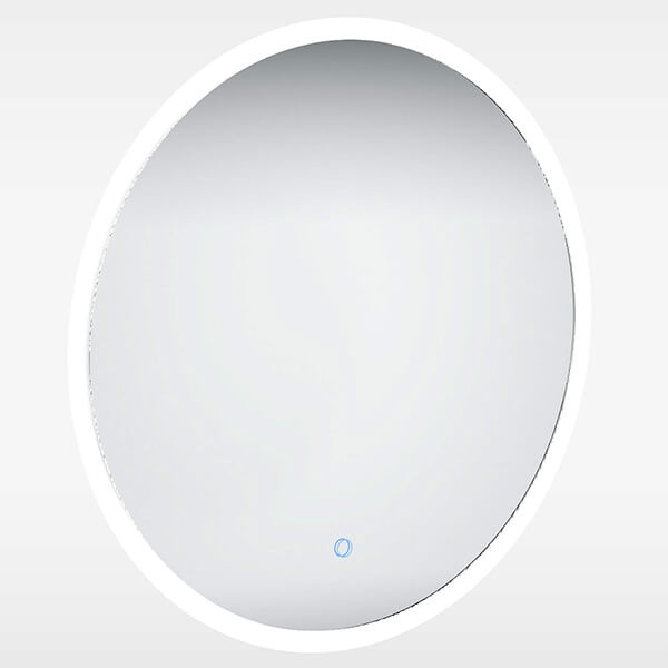 Sensio Celestia Round LED Borderlit Mirror with Demister Pad - 600 x 600mm