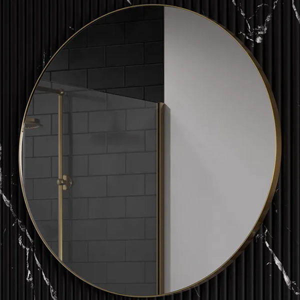 Alternate image of Sensio Noa Round Mirror - Aluminium Frame
