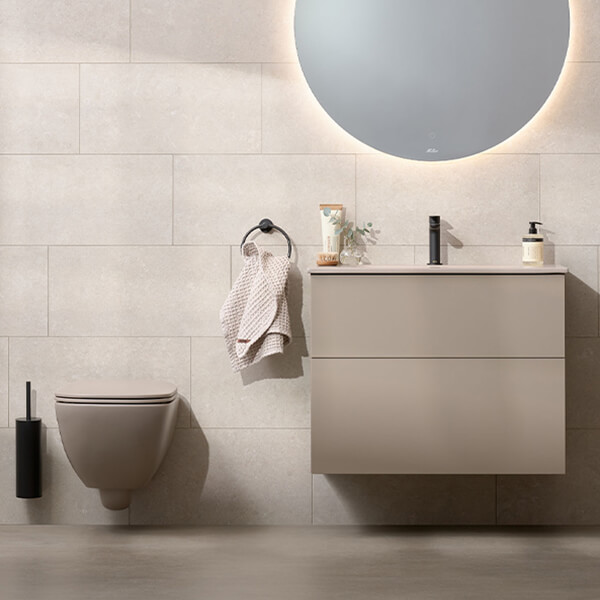 Alternate image of Miller Rimless Wall Hung WC Pan with Soft Close Seat - 375 x 500mm