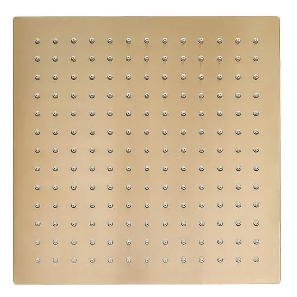 Alternate image of Tavistock Square Fixed Shower Head with Arm - 250 x 250mm - Single Spray - Stainless Steel