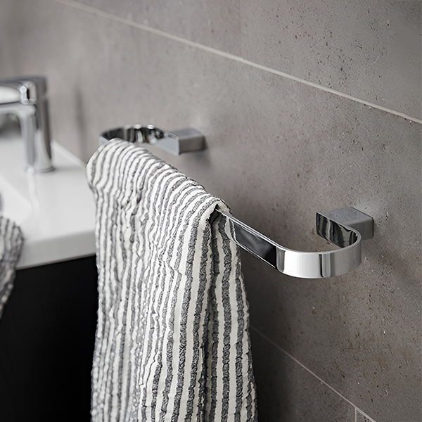 Miller Orlando Contemporary Wall Mounted Towel Holder - 500mm Wide