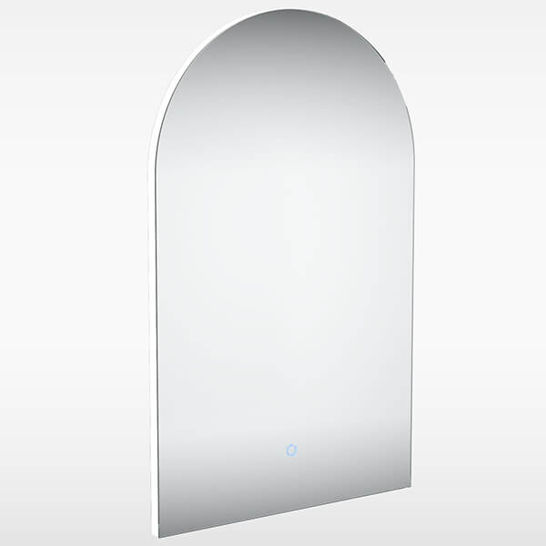 Sensio Luna Arch Backlit LED Mirror with Demister Pad - 500 x 800mm