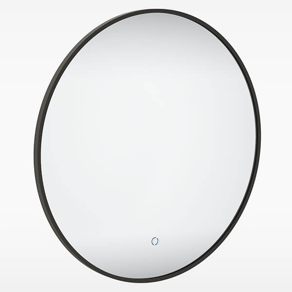 Sensio Nebula Round Backlit LED Mirror with Demister Pad - 600 x 600mm
