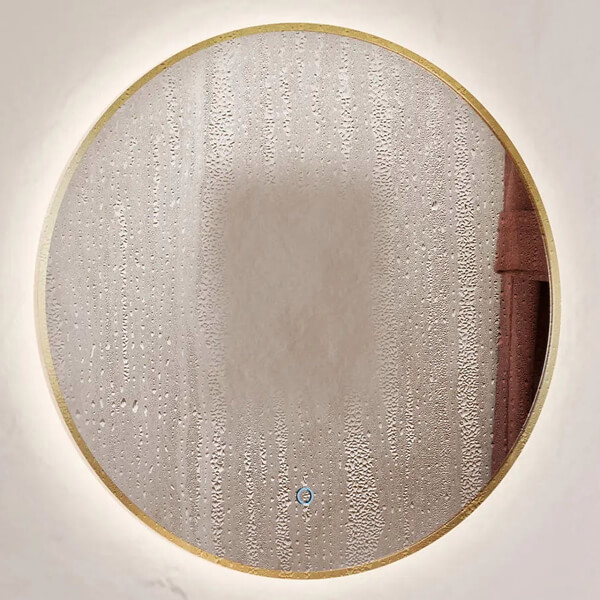 Alternate image of Sensio Nebula Round Backlit LED Mirror with Demister Pad - 600 x 600mm