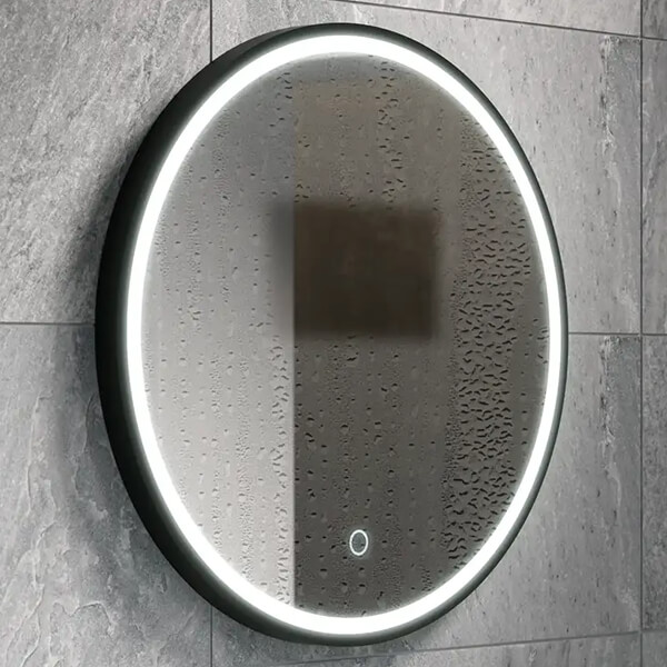 Additional image of Sensio Frontier Round Frontlit LED Mirror with Demister Pad