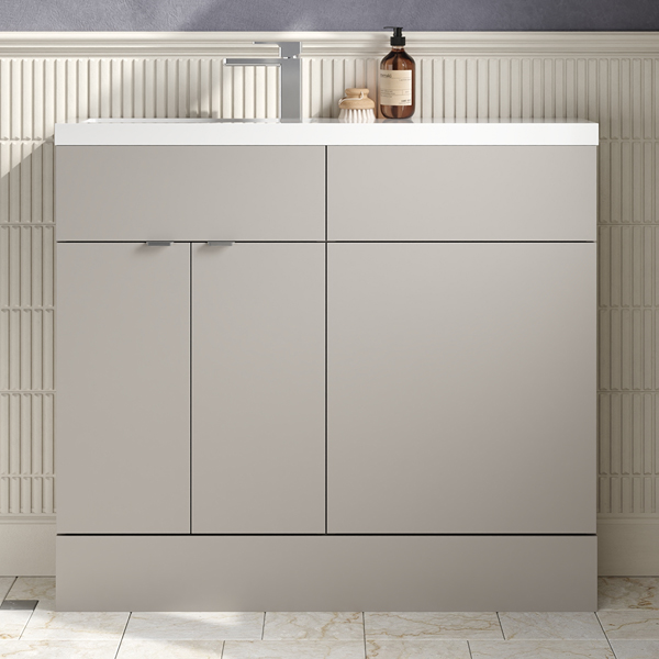 Alternate image of Hudson Reed Fusion Compact Floorstanding Furniture Pack - 1005 x 904mm