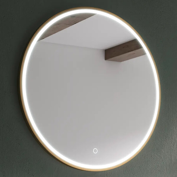 Alternate image of Sensio Frontier Round Frontlit LED Mirror with Demister Pad