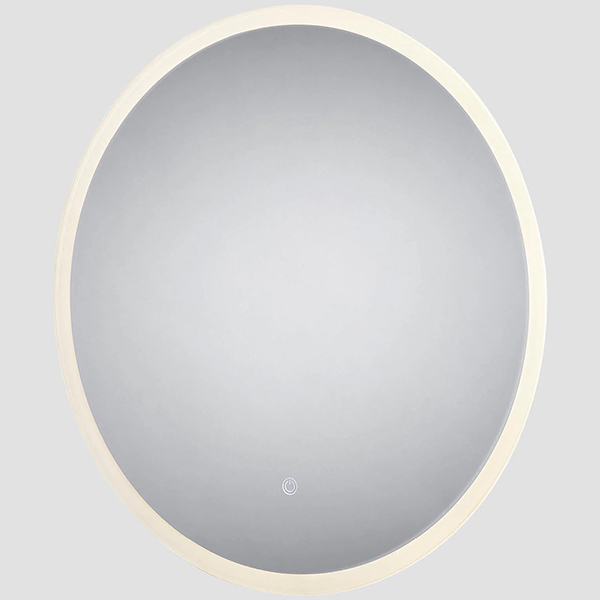 Sensio Como Backlit Round LED Mirror with Demister Pad - Slim Profile