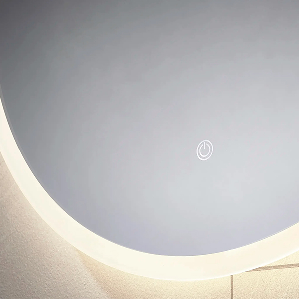 Alternate image of Sensio Como Backlit Round LED Mirror with Demister Pad - Slim Profile