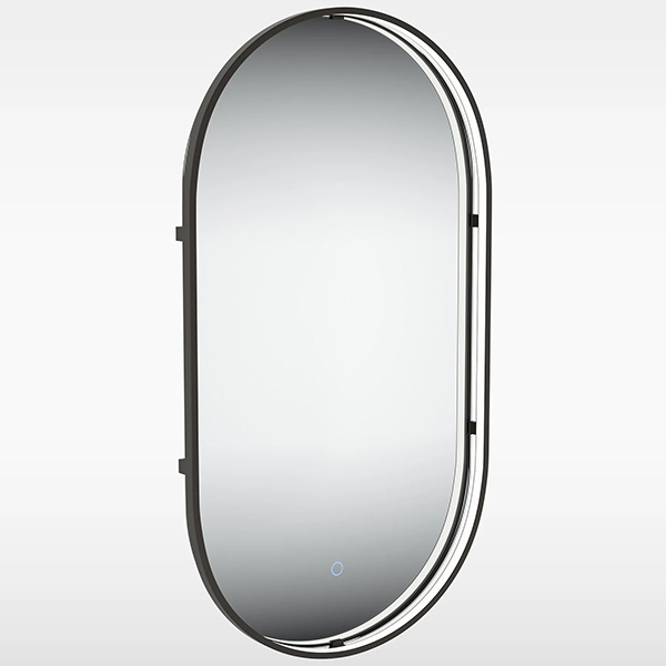 Sensio Aspect Pill TrioTone Frontlit LED Illuminated Mirror with Demister Pad
