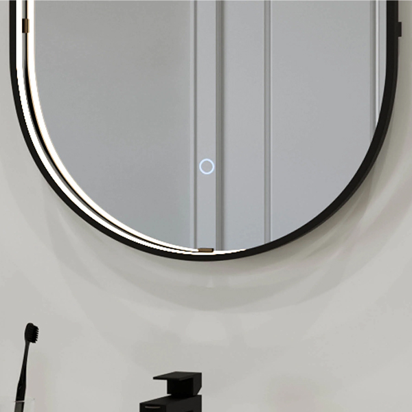 Alternate image of Sensio Aspect Pill TrioTone Frontlit LED Illuminated Mirror with Demister Pad