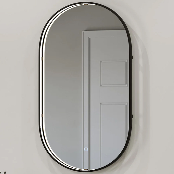 Alternate image of Sensio Aspect Pill TrioTone Frontlit LED Illuminated Mirror with Demister Pad