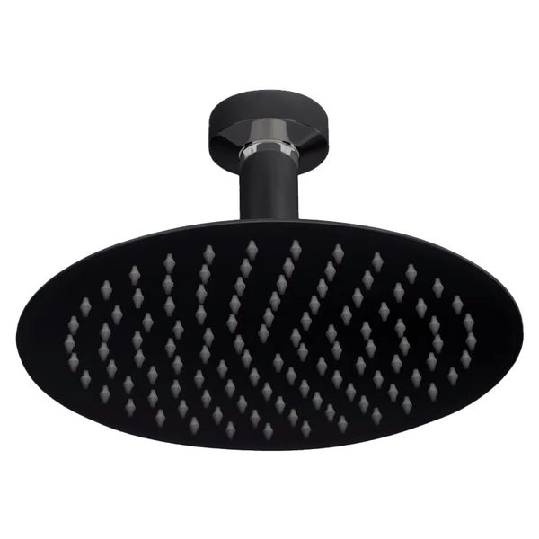 Tavistock Round Fixed Shower Head with Arm - 250 x 250mm - Single Spray - Stainless Steel