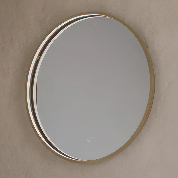 Alternate image of Sensio Aspect Round TrioTone Frontlit LED Illuminated Mirror with Demister Pad