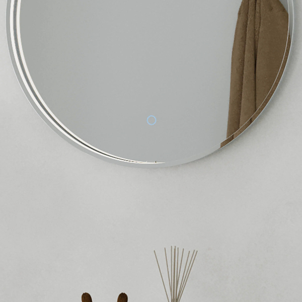Alternate image of Sensio Aspect Round TrioTone Frontlit LED Illuminated Mirror with Demister Pad