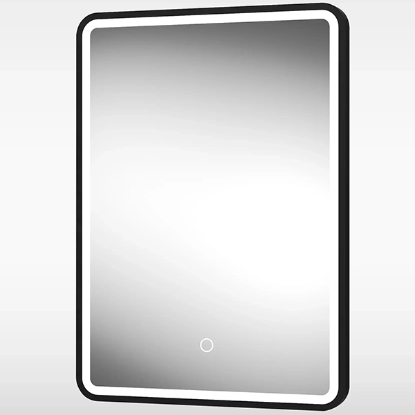 Sensio Frontier Rectangular Frontlit LED Mirror with Touch Sensor Switch and Demister Pad