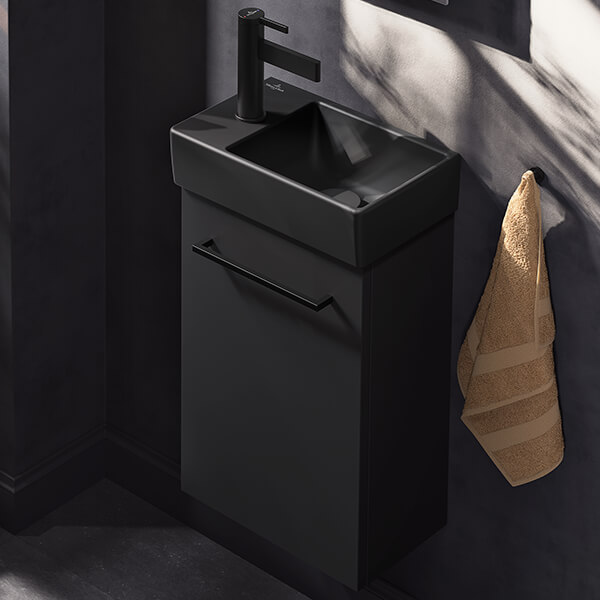 Alternate image of Villeroy And Boch Avento Wall Hung Small Vanity Unit 340 x 514mm - Reversible Door