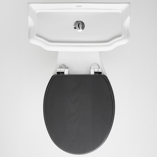 Additional image of Miller Classic Traditional Close Coupled WC Pan - 430 x 704mm