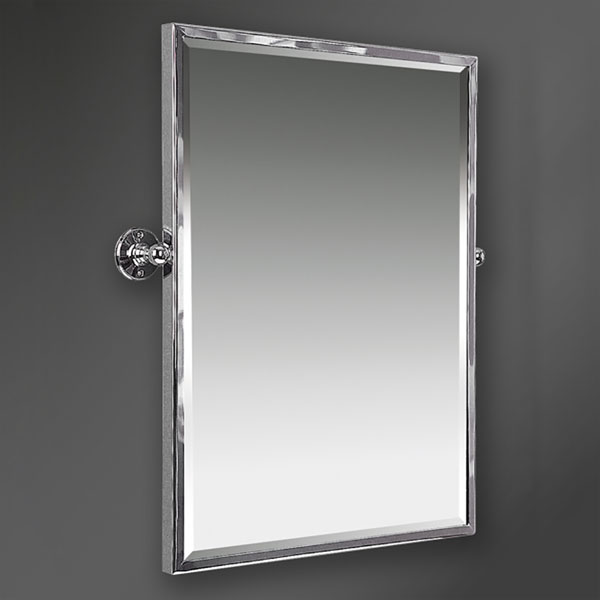 Miller Classic Swivel Rectangular Mirror 545 x 610mm - Fixing and Brackets