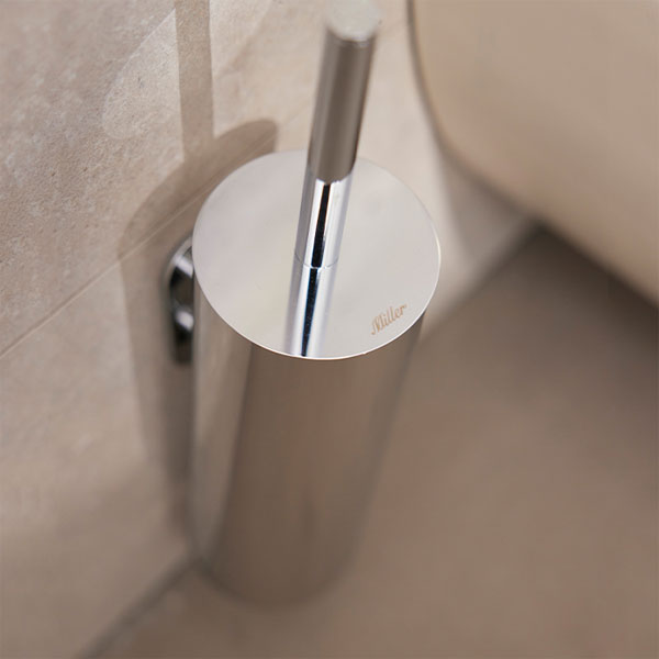 Alternate image of Miller Freestanding Wall-Mounted Toilet Brush Holder