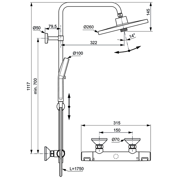 Technical drawing QS-V110217 / A7211AA