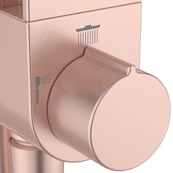 Alternate image of Ideal Standard Ceratherm Alu+ Slide Rail Kit with 2 Spray Pattern Handset and Shelves